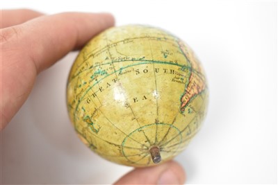 Lot 414 - A 2-inch Newton's pocket globe, English,...