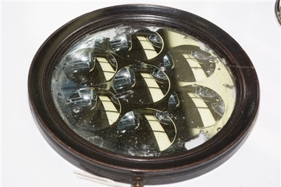 Lot 807 - An 18th Century circular mirror, with seven...