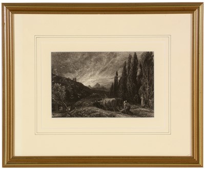 Lot 242 - Samuel Palmer - etching.