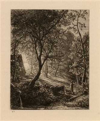 Lot 243 - Samuel Palmer - etching.