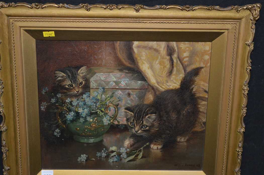 Lot 262 - Wilson Hepple oil painting