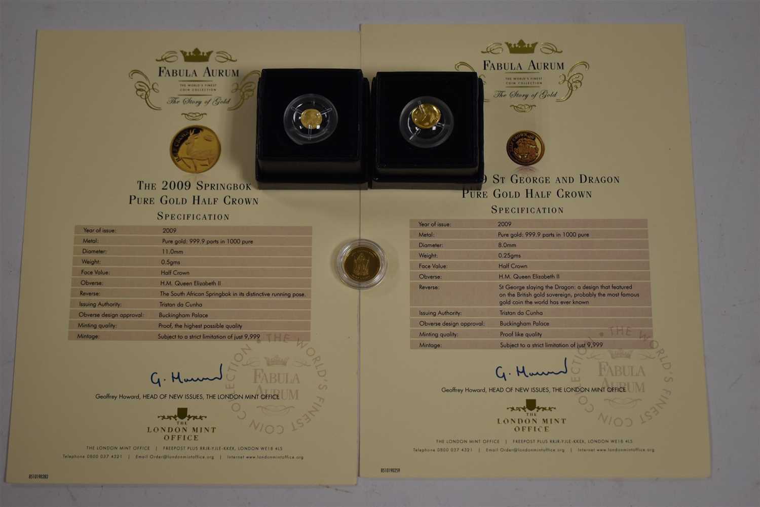 Lot 2 - Three gold coins