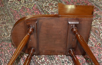 Lot 765 - A Georgian style mahogany butlers assistant or cutlery/plate stand.