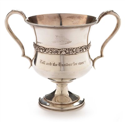 Lot 340 - Alnwick Election 1826 silver loving cup
