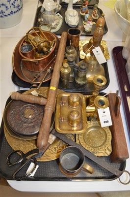 Lot 496 - Copper and brassware