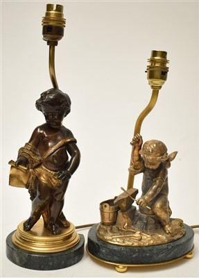 Lot 448 - Two table lamps