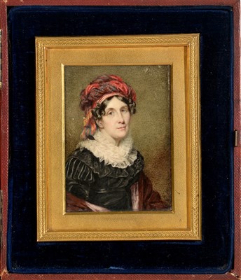Lot 277a - 19th Century portrait miniature.