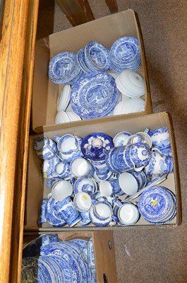 Lot 405 - Spode Italian pattern blue and white ceramics