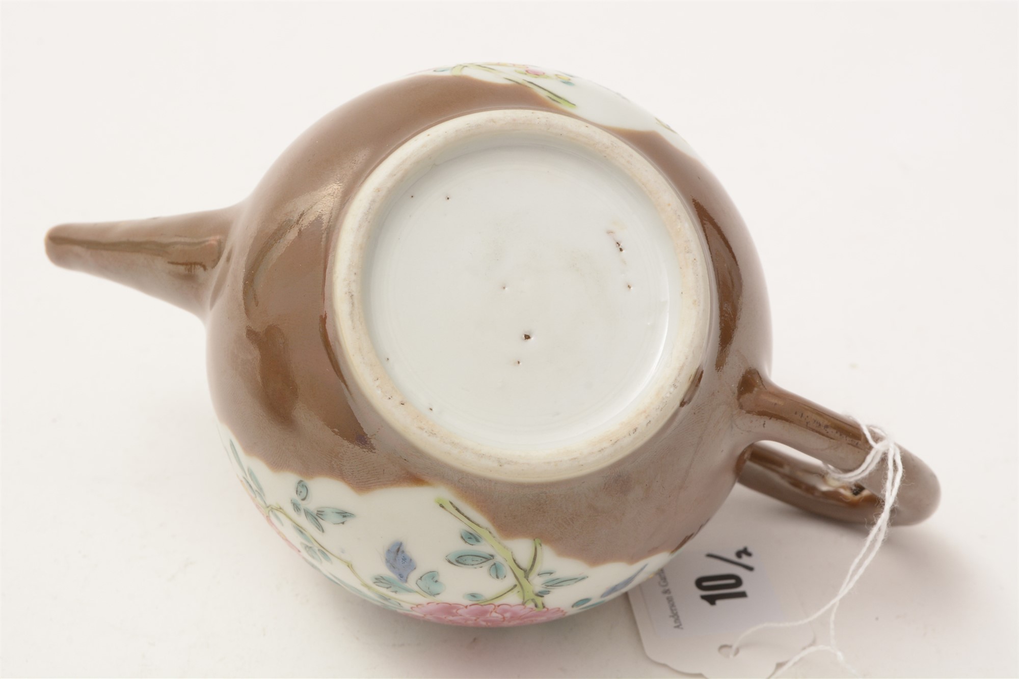 Lot 377 Two Chinese teapots.