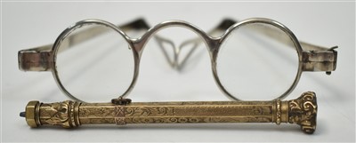 Lot 541 - Spectacles and pencil