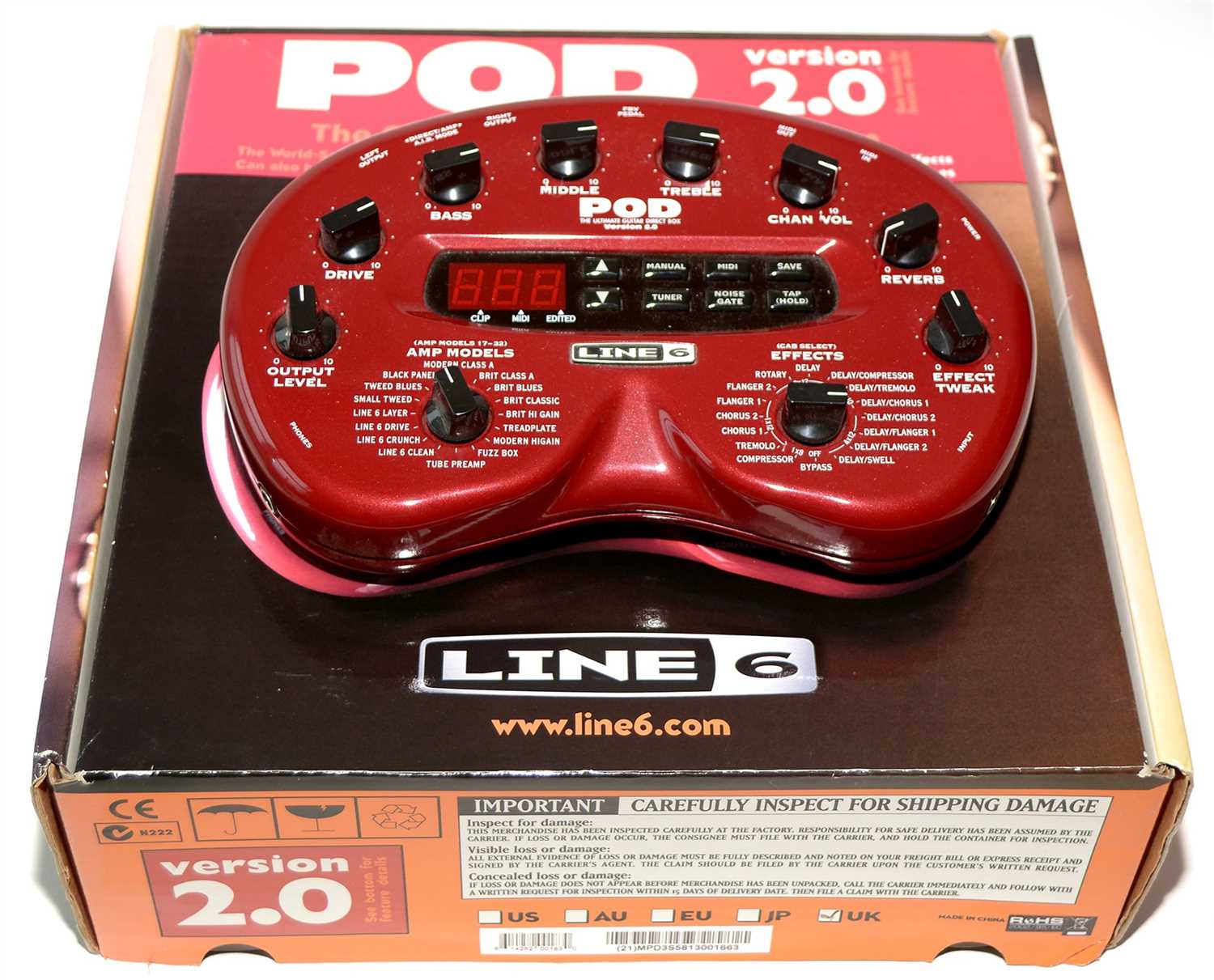 Lot 146 - Pod Line 6 2.0 Guitar Processor