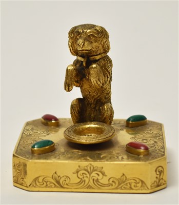 Lot 542 - Ormolu paperweight