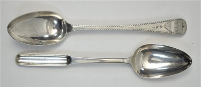 Lot 501 - Marrow spoon and table spoon