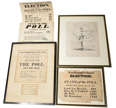 Lot 328 - 1826 Alnwick Election State of the Poll