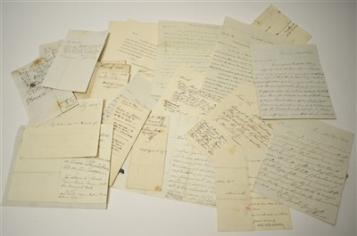 Lot 333 - 1826 Alnwick Election letters and lists