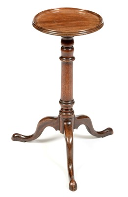 Lot 859 - A mahogany tripod wine table.