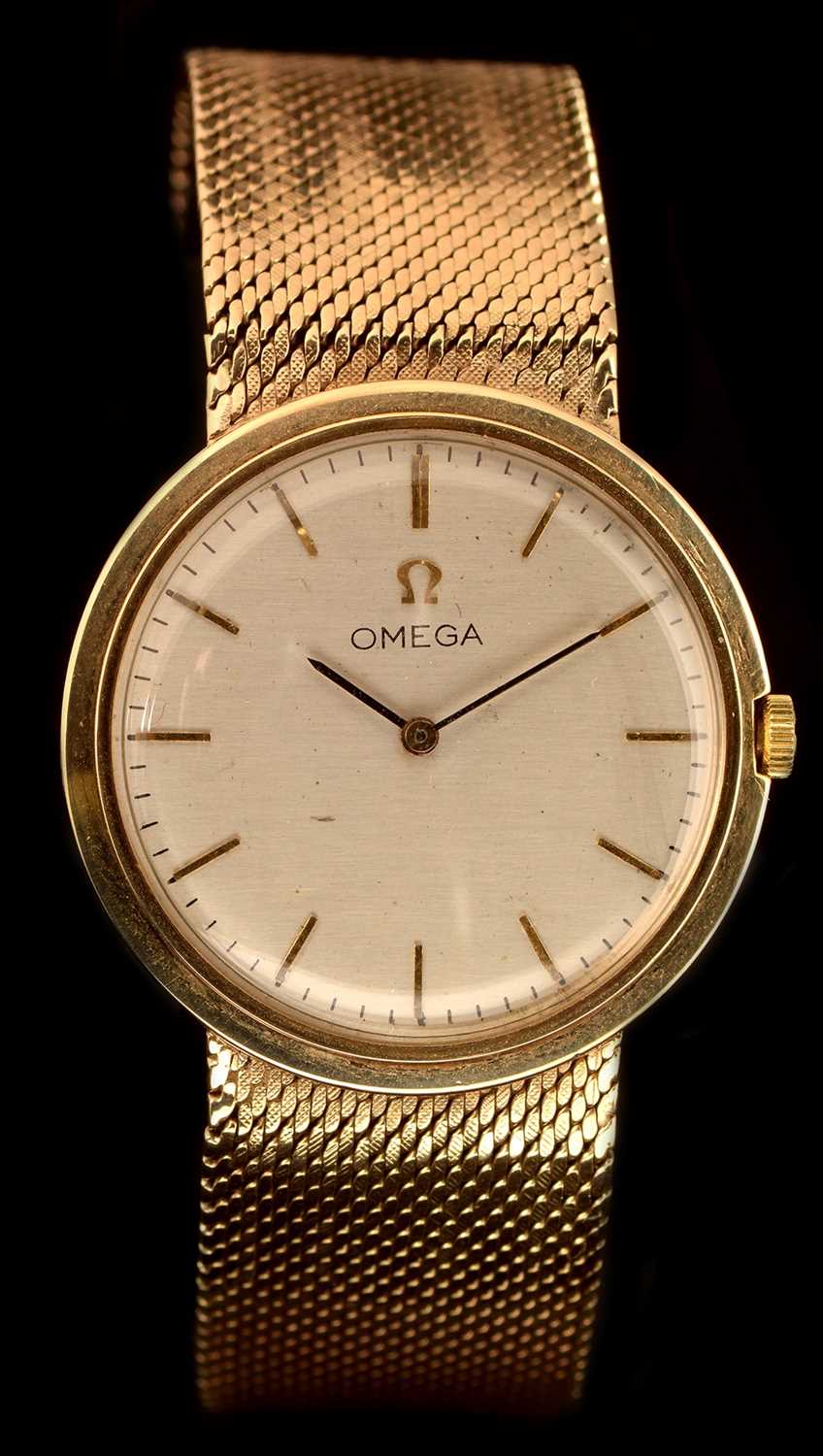 Lot 3 - 9ct Omega wristwatch