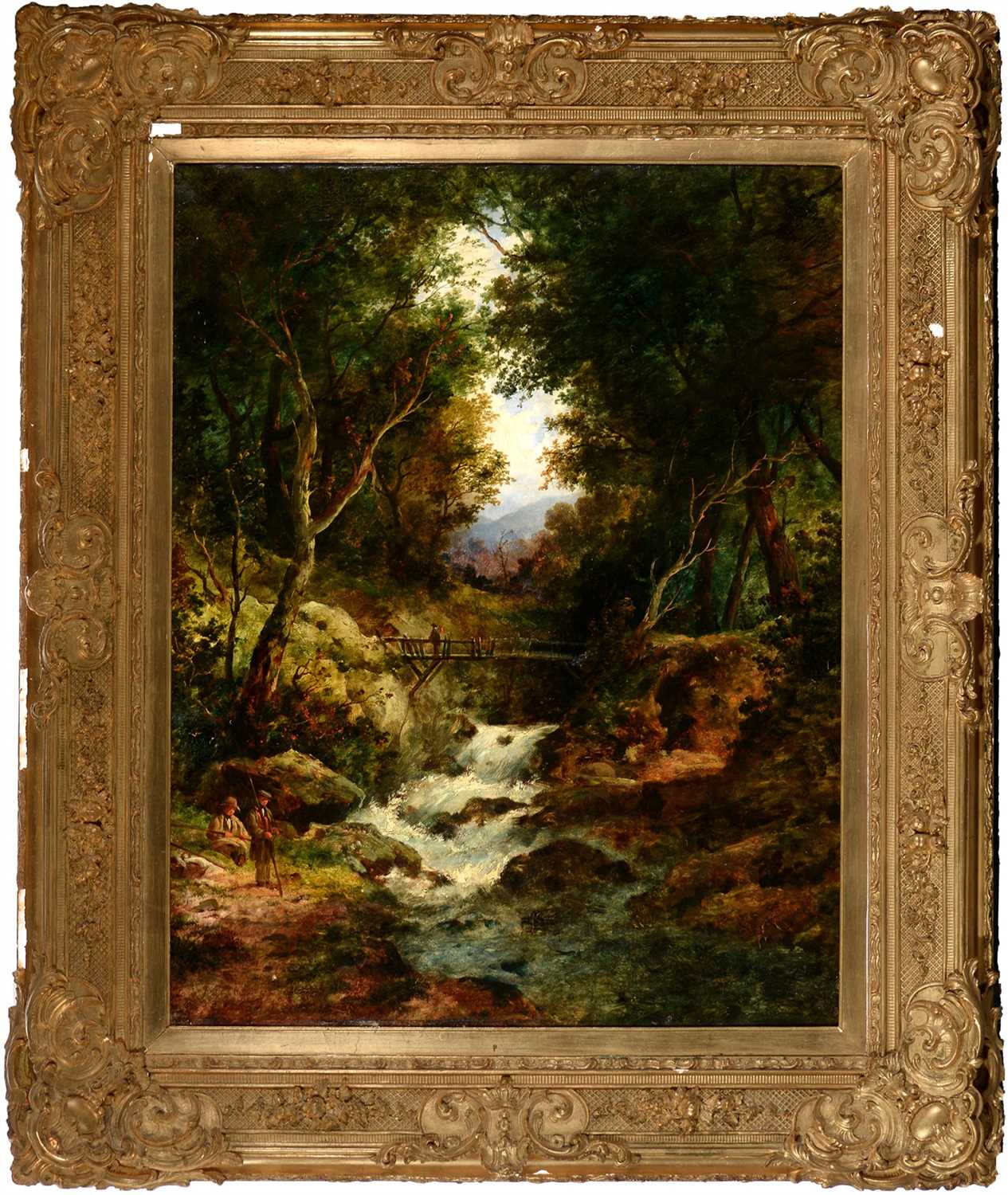 Lot 356 - Attributed to Thomas Creswick - oil.