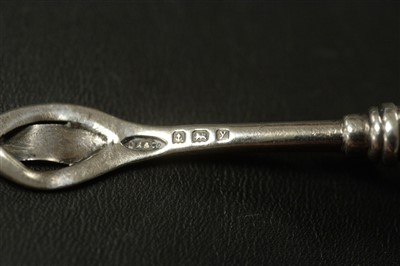 Lot 331 - Two silver caddy spoons