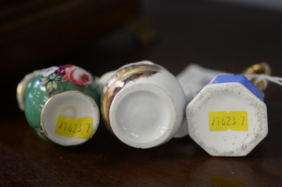 Lot 466 - Miscellaneous miniature jugs, basins and stand.