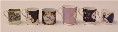 Lot 89 - Miscellaneous Staffordshire bone china and Pearlware miniatures.