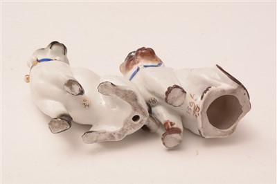 Lot 141 - 19th/early 20th Century German porcelain models dogs.