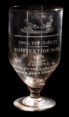 Lot 215 - A cock-fighting goblet.
