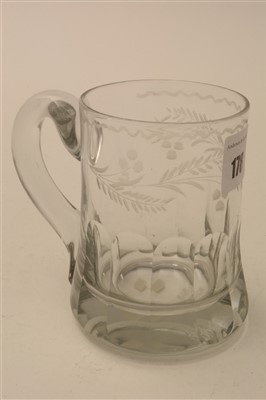 Lot 178 - A 19th Century tumbler, small goblet and Continental tankard.