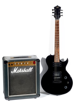 Lot 137 - An SX Electric guitar and Marshall Amplifier