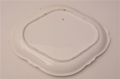 Lot 110 - A Staffordshire tea tray; and an English Regency slop bowl.