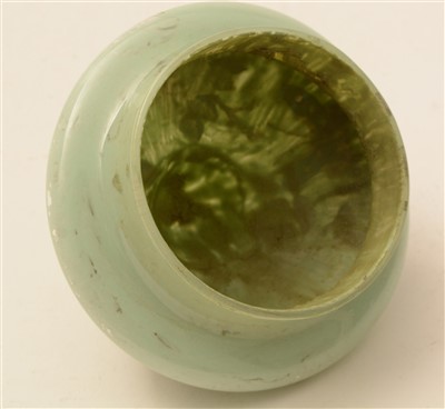 Lot 221 - A Victorian Decalcomania glass vase.