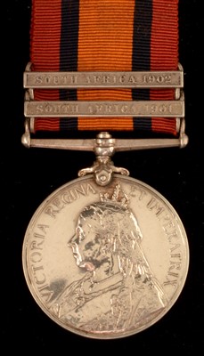 Lot 1557 - Queen's South Africa Medal