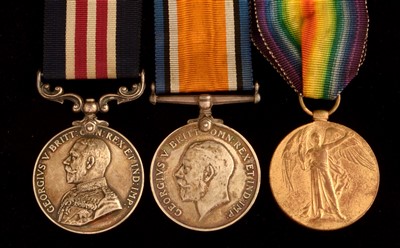 Lot 1523 - First World War Military Medal group
