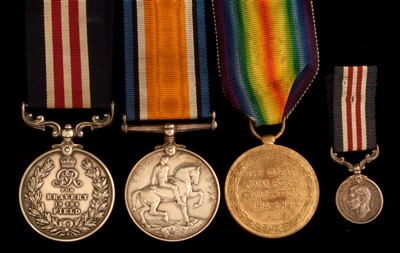 Lot 1523 - First World War Military Medal group