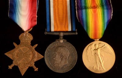 Lot 1633 - First World War General Service medals