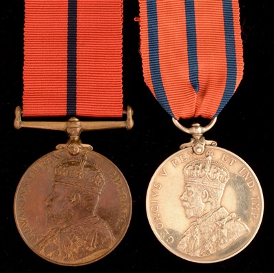 Lot 1824 - Pair Coronation medals