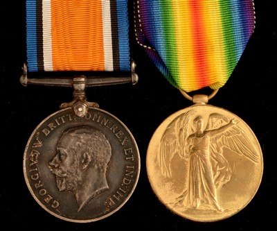 Lot 1636 - Pair of First World War medals