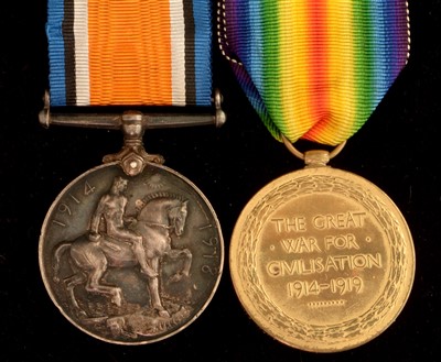 Lot 1636 - Pair of First World War medals