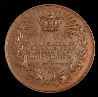 Lot 1825 - Queen Victoria Golden Jubilee medallion