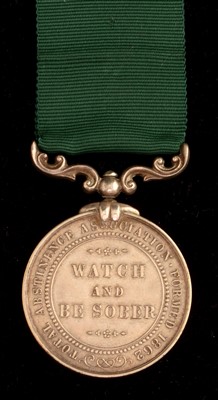 Lot 1847 - Total Abstinence Medal India