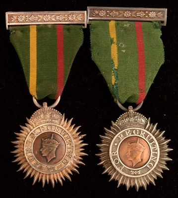 Lot 1848 - Two India Recruiting Medals