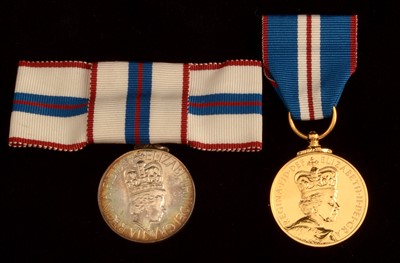 Lot 1828 - Silver and Golden Jubilee medals