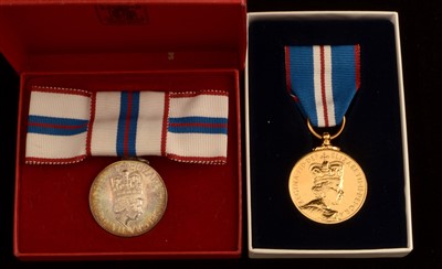 Lot 1828 - Silver and Golden Jubilee medals