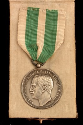 Lot 1852 - Italian Messina Earthquake medal
