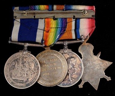 Lot 1749 - Royal Naval Long service First World War group