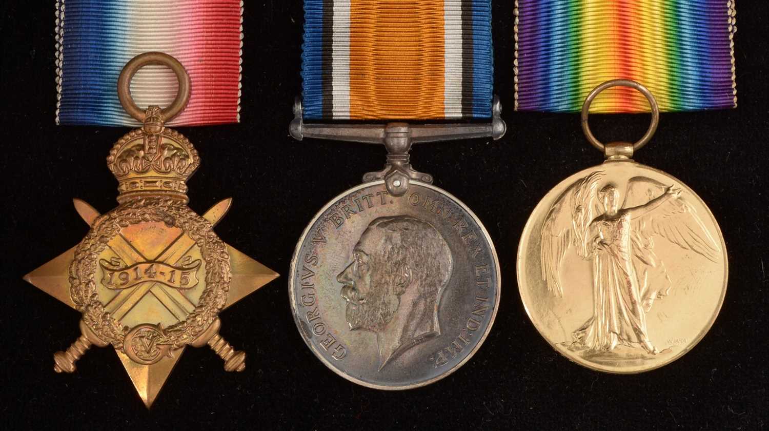 Lot 1644 - First World War General Service trio