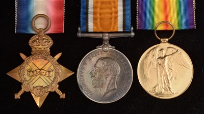 Lot 1644 - First World War General Service trio