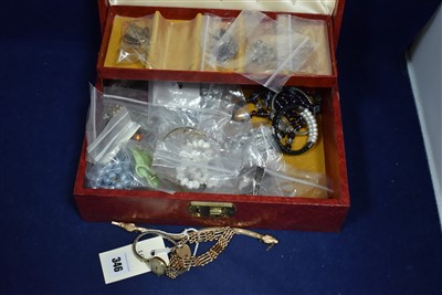 Lot 346 - Snake bracelet and other jewellery