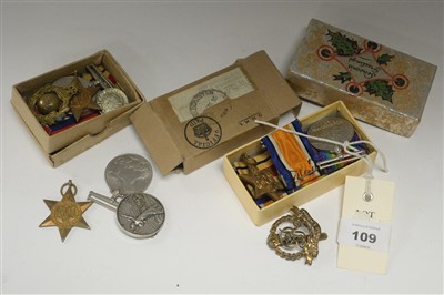 Lot 109 - WWII medals
