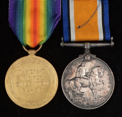 Lot 1654 - First World War General Service medals